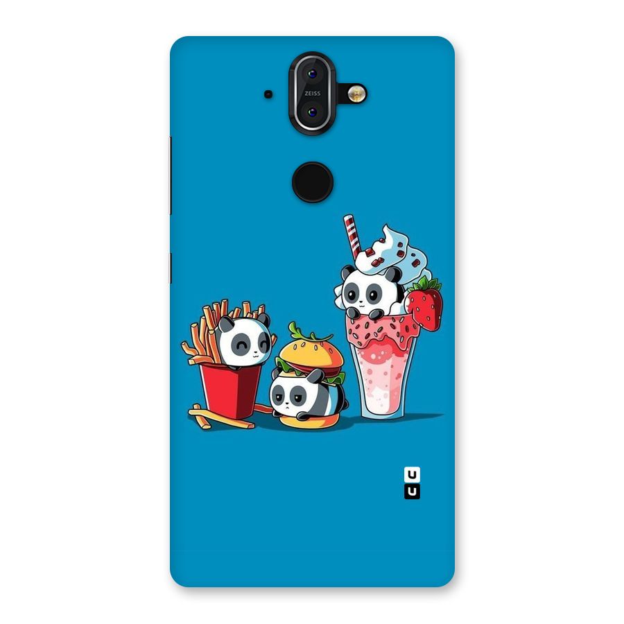 Panda Lazy Back Case for Nokia 8 Sirocco