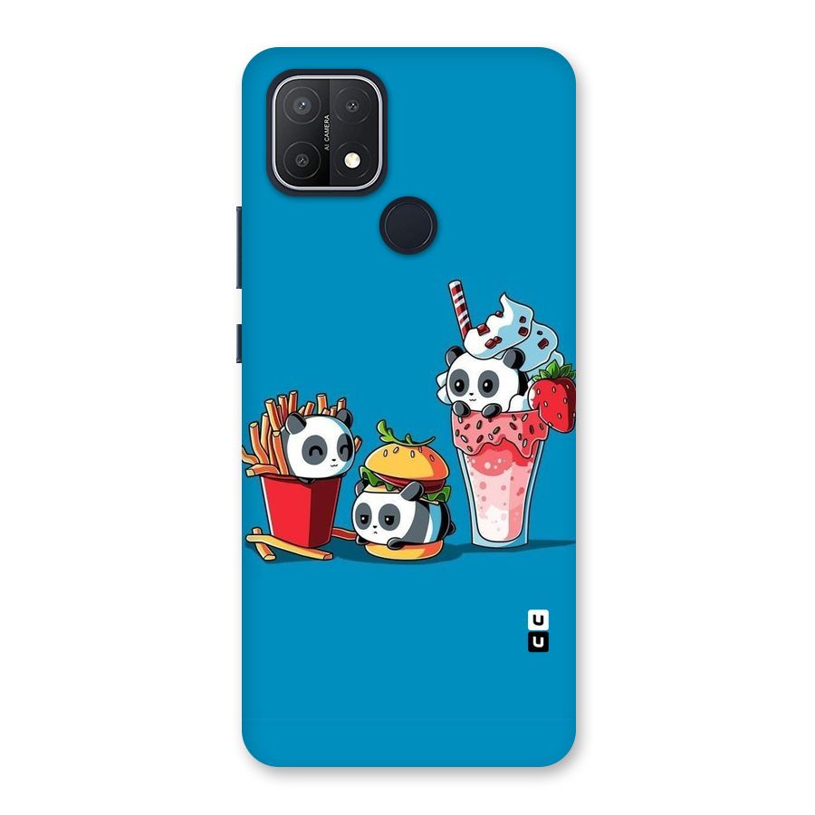 Panda Lazy Back Case for Oppo A15