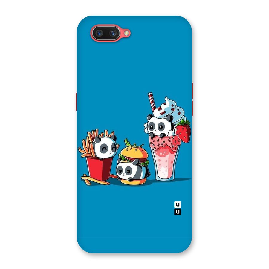 Panda Lazy Back Case for Oppo A3s