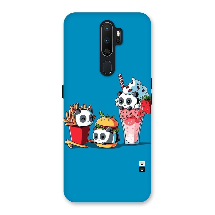 Panda Lazy Back Case for Oppo A5 (2020)