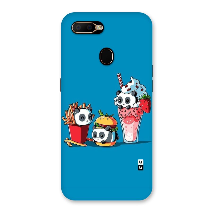 Panda Lazy Back Case for Oppo A5s