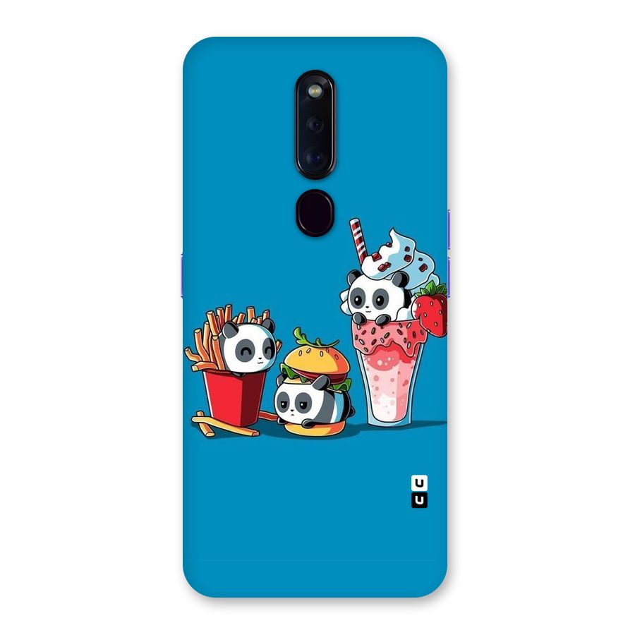 Panda Lazy Back Case for Oppo F11 Pro