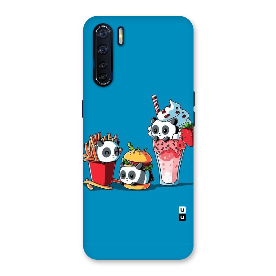 Panda Lazy Back Case for Oppo F15