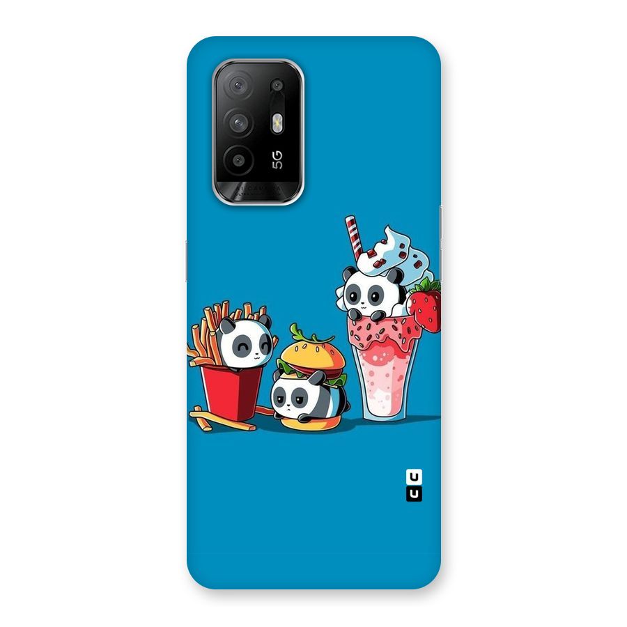 Panda Lazy Back Case for Oppo F19 Pro Plus 5G