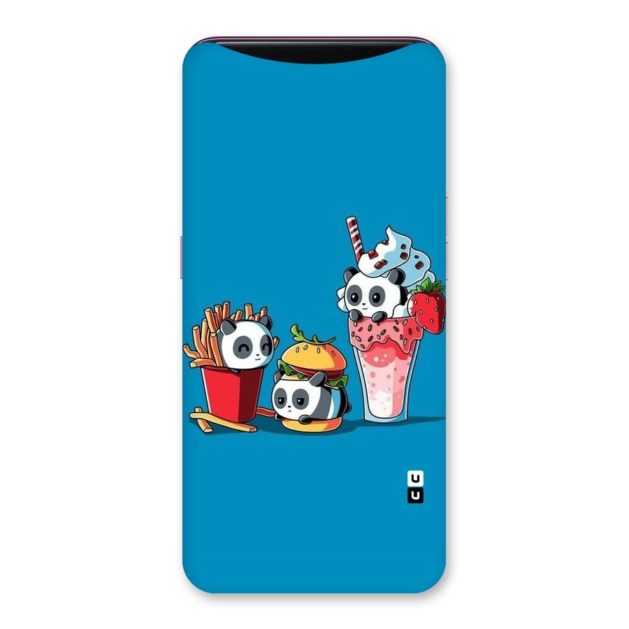 Panda Lazy Back Case for Oppo Find X