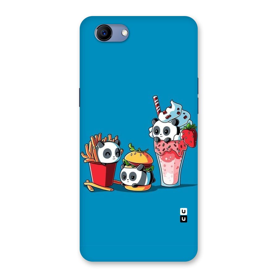 Panda Lazy Back Case for Oppo Realme 1