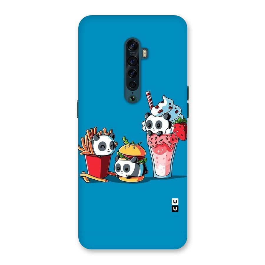 Panda Lazy Back Case for Oppo Reno2