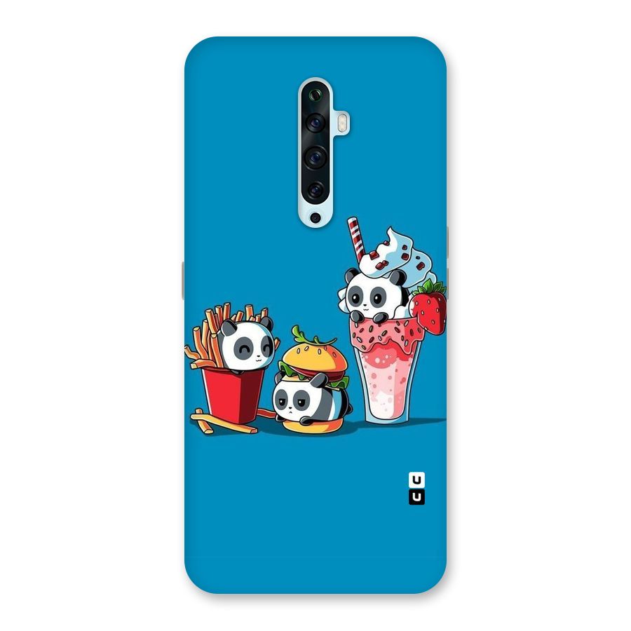 Panda Lazy Back Case for Oppo Reno2 F