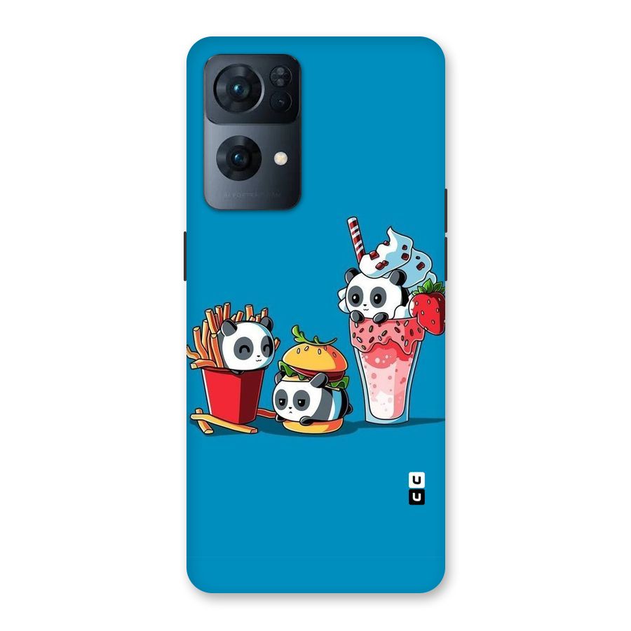 Panda Lazy Back Case for Oppo Reno7 Pro 5G