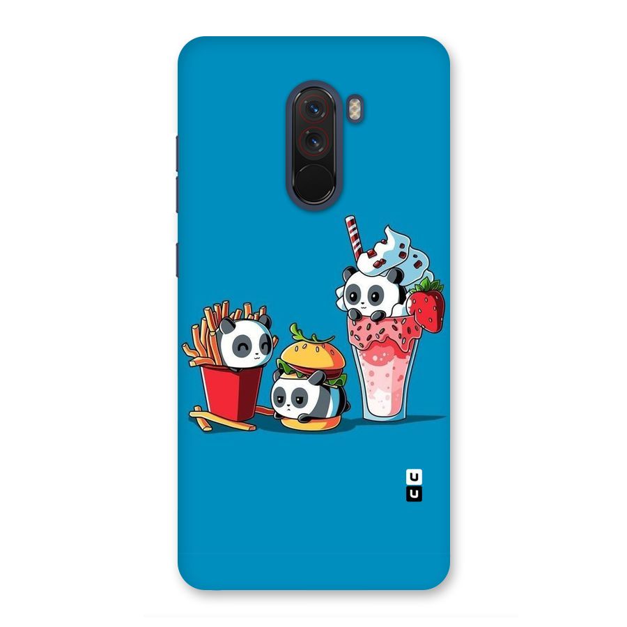 Panda Lazy Back Case for Poco F1