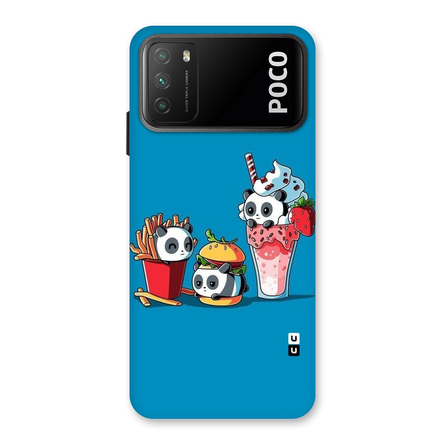 Panda Lazy Back Case for Poco M3
