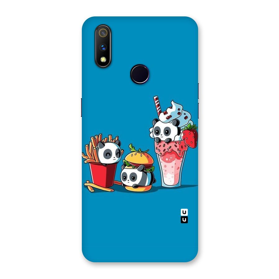 Panda Lazy Back Case for Realme 3 Pro
