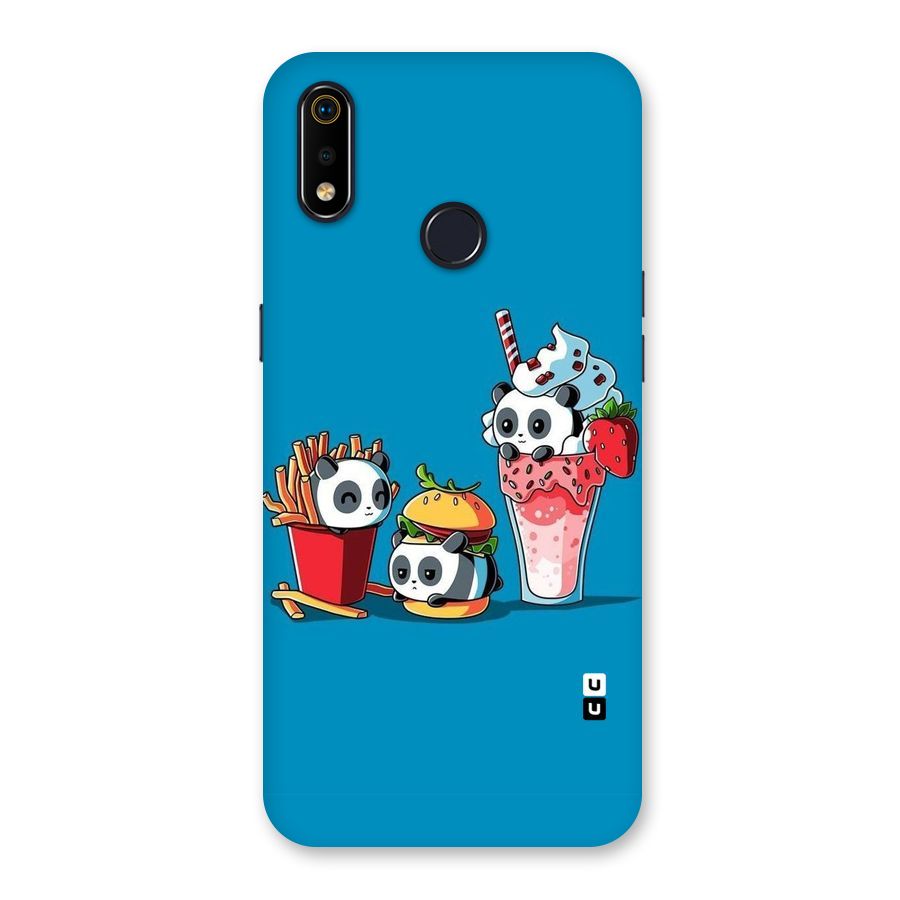 Panda Lazy Back Case for Realme 3i