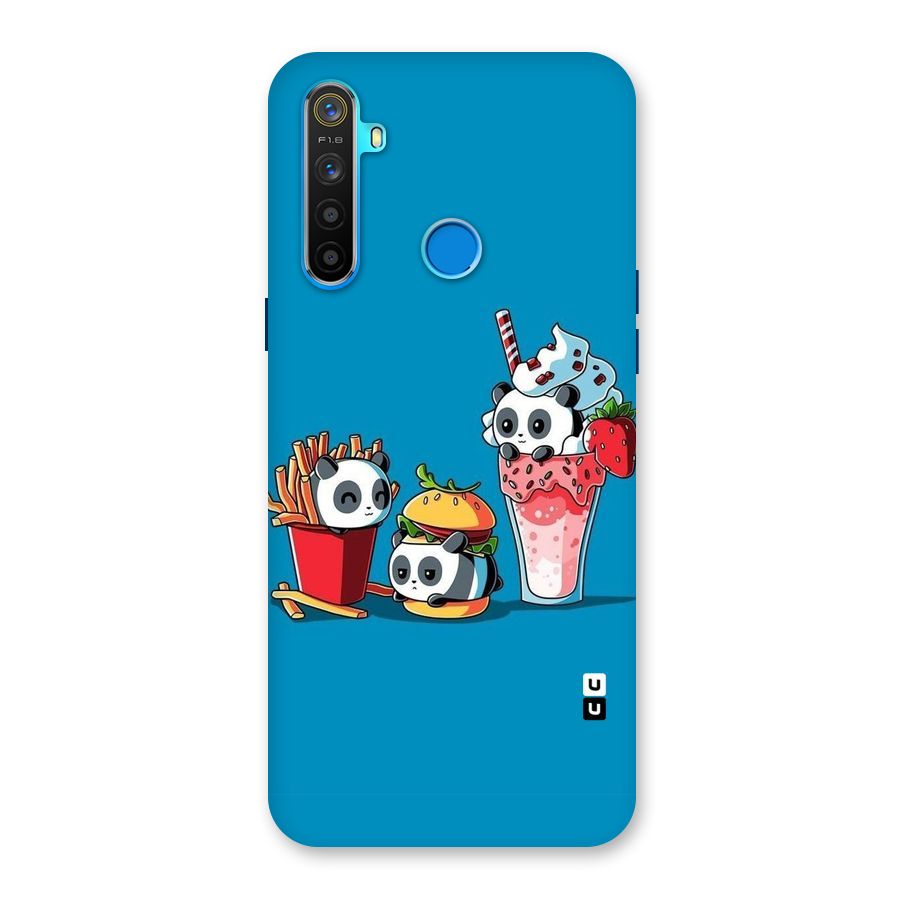 Panda Lazy Back Case for Realme 5