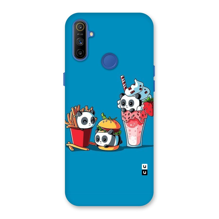 Panda Lazy Back Case for Realme Narzo 10A