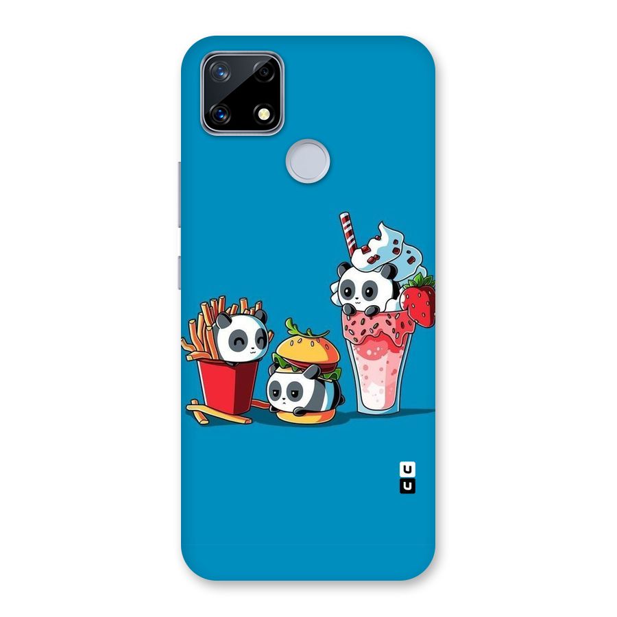 Panda Lazy Back Case for Realme Narzo 20