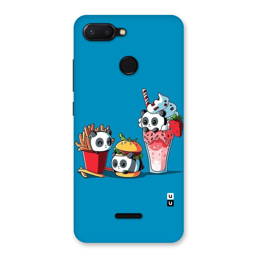 Panda Lazy Back Case for Redmi 6