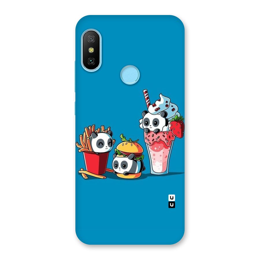 Panda Lazy Back Case for Redmi 6 Pro