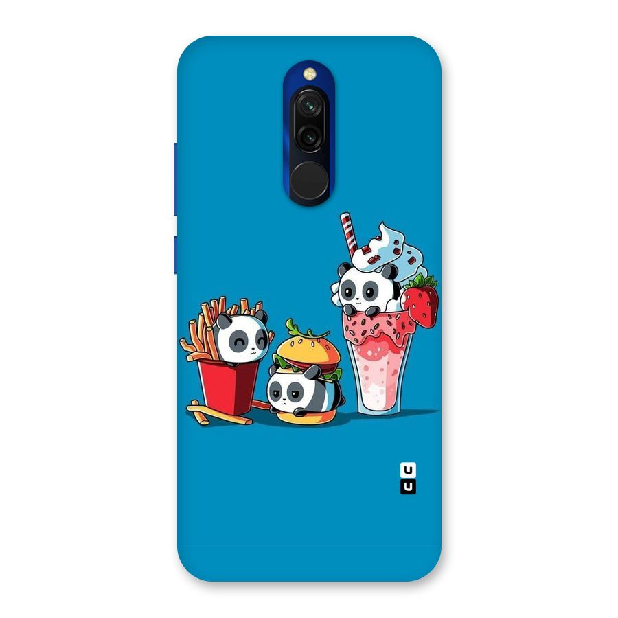 Panda Lazy Back Case for Redmi 8