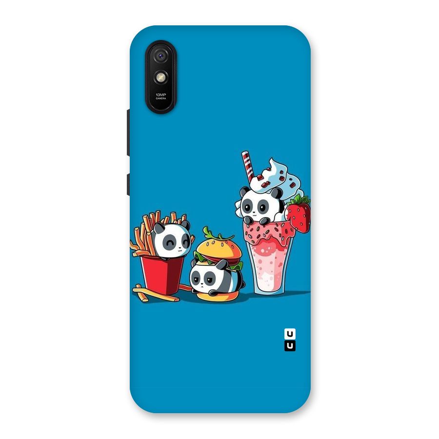 Panda Lazy Back Case for Redmi 9i