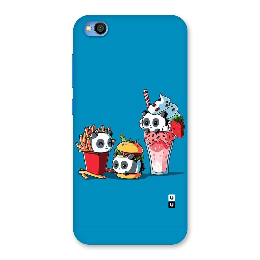 Panda Lazy Back Case for Redmi Go