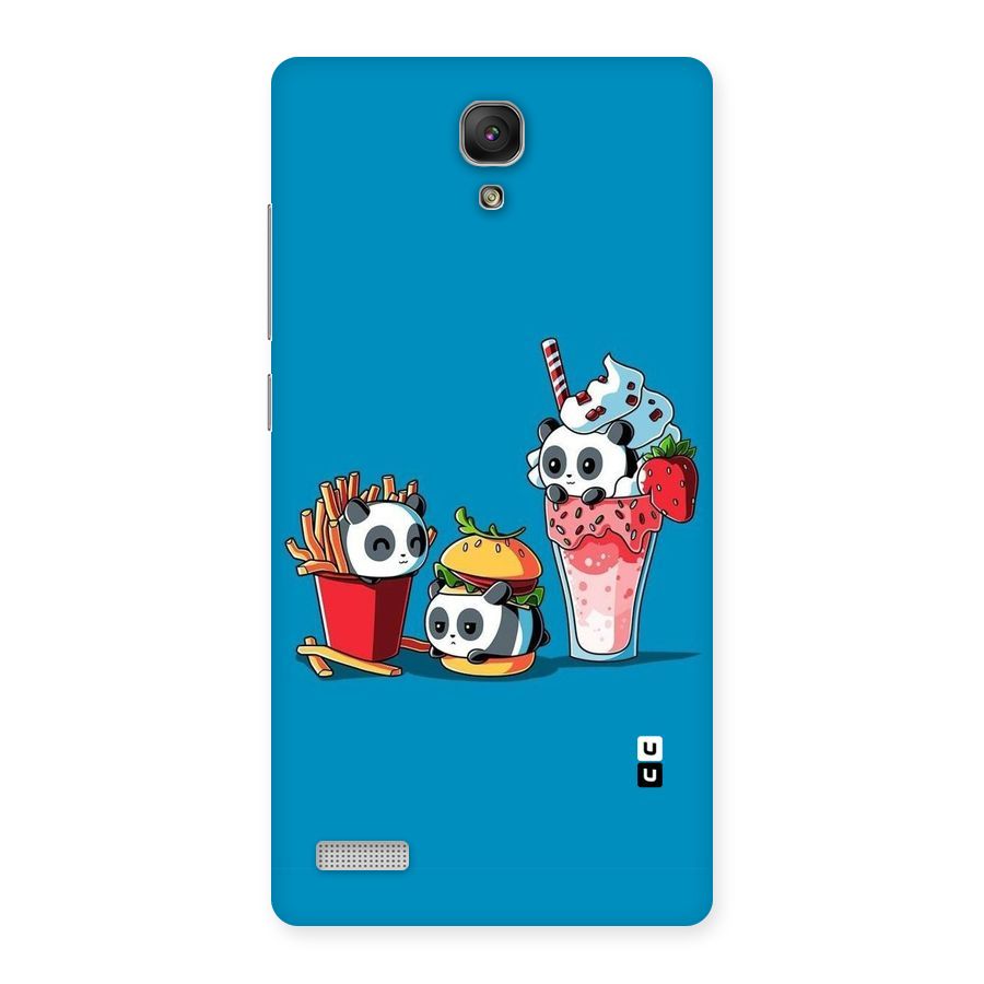 Panda Lazy Back Case for Redmi Note