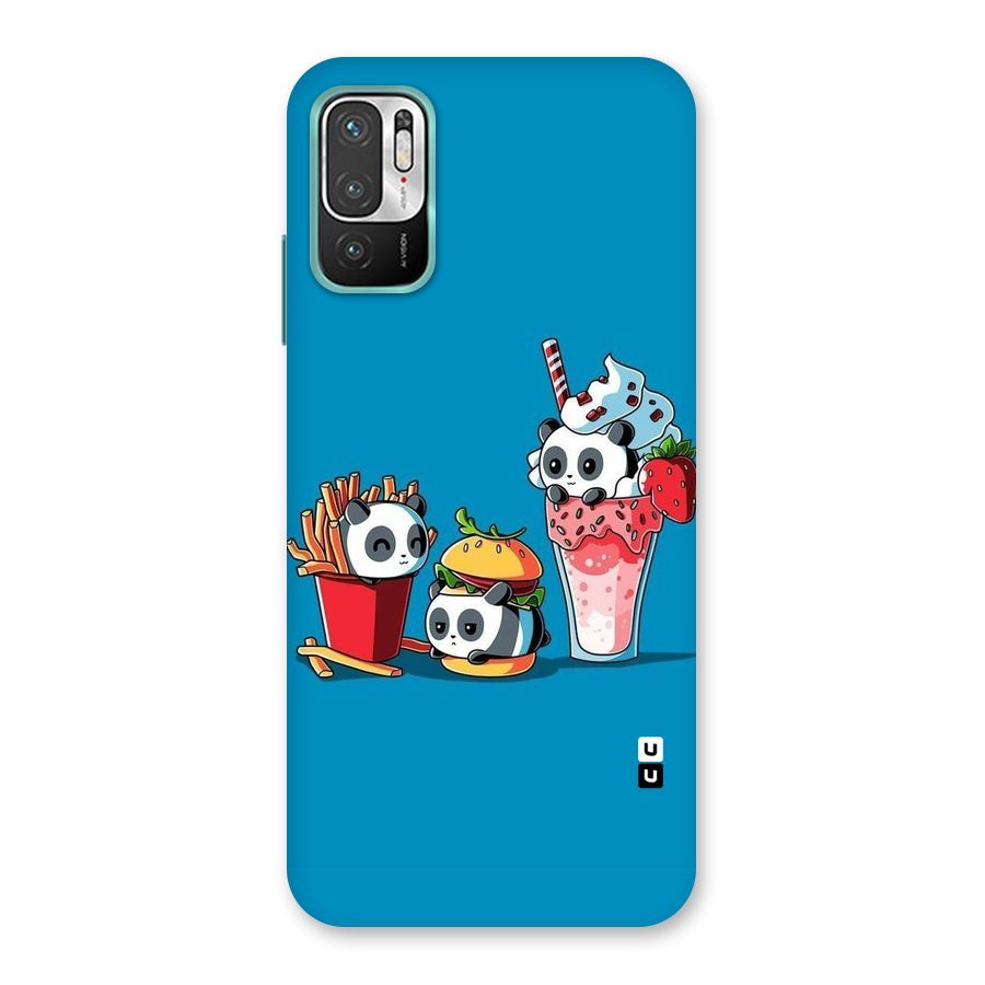 Panda Lazy Back Case for Redmi Note 10T 5G