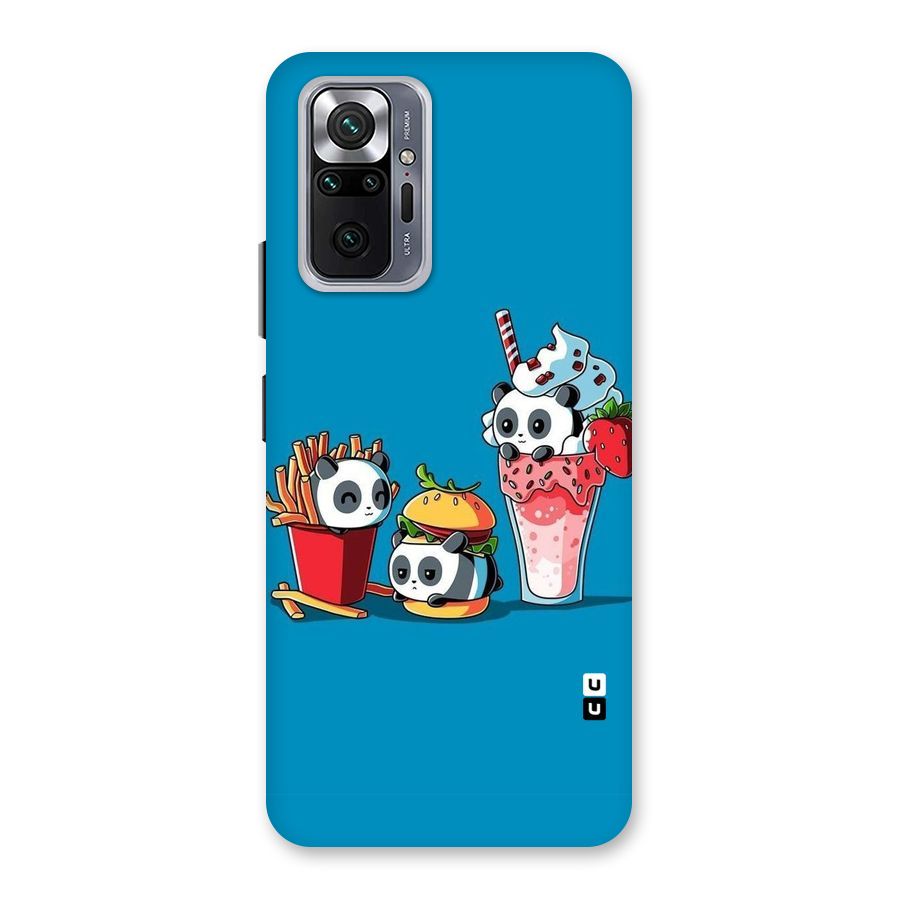 Panda Lazy Back Case for Redmi Note 10 Pro