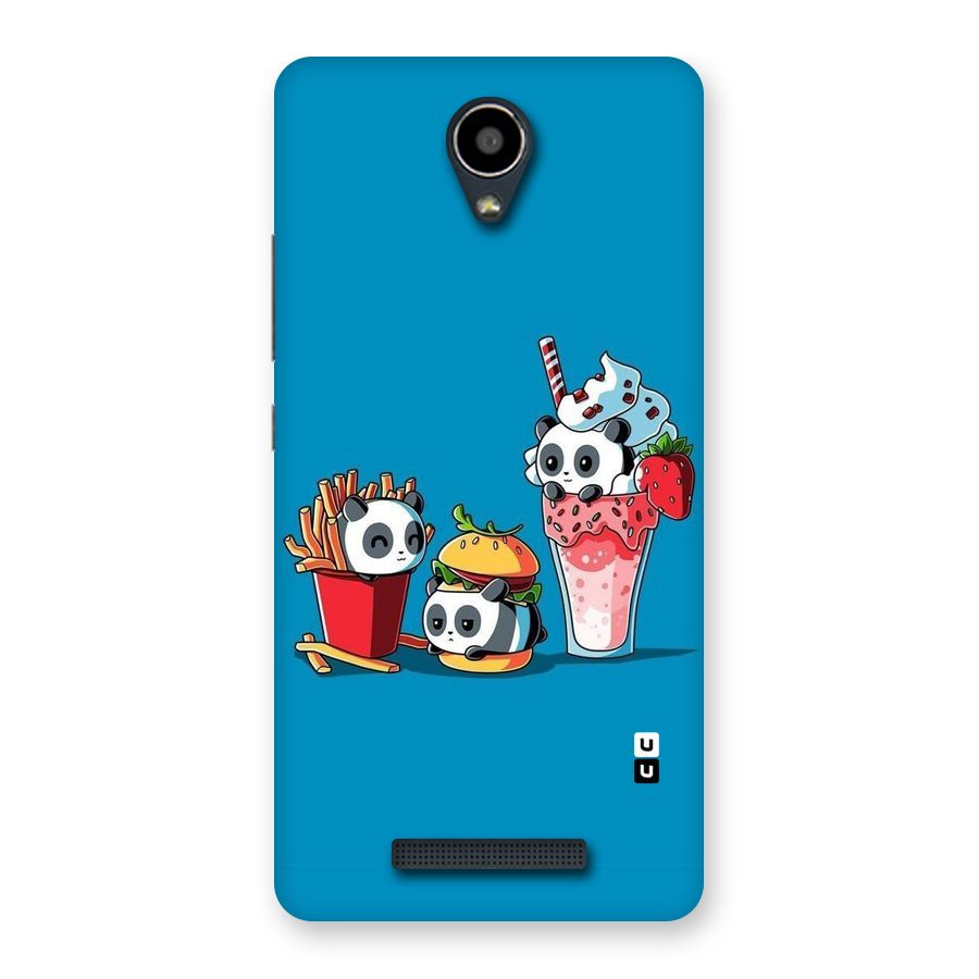 Panda Lazy Back Case for Redmi Note 2