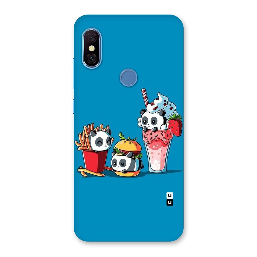 Panda Lazy Back Case for Redmi Note 6 Pro