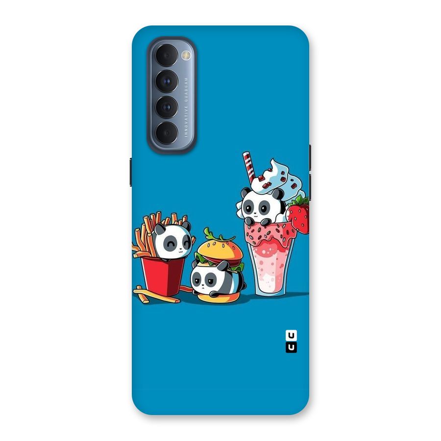 Panda Lazy Back Case for Reno4 Pro