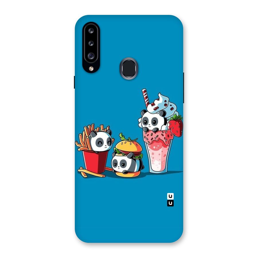 Panda Lazy Back Case for Samsung Galaxy A20s