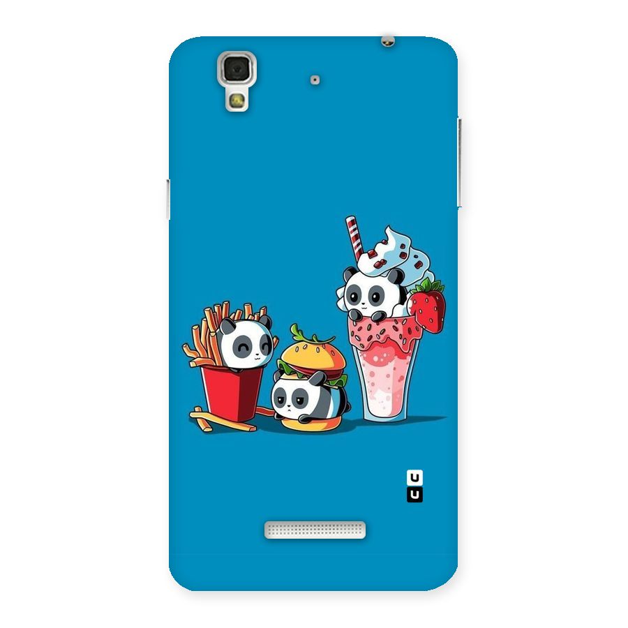 Panda Lazy Back Case for Yu Yureka