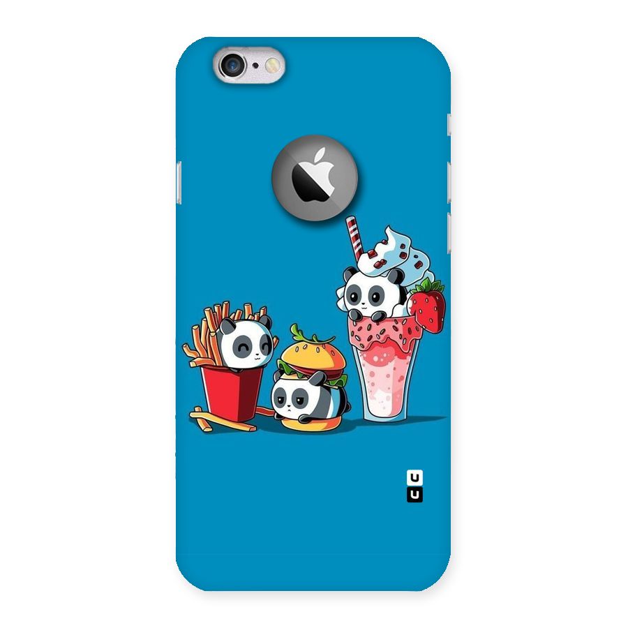 Panda Lazy Back Case for iPhone 6 Logo Cut