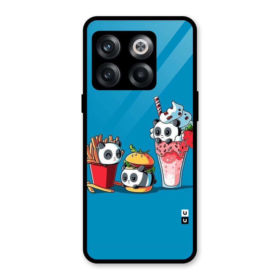 Panda Lazy Glass Back Case for OnePlus 10T