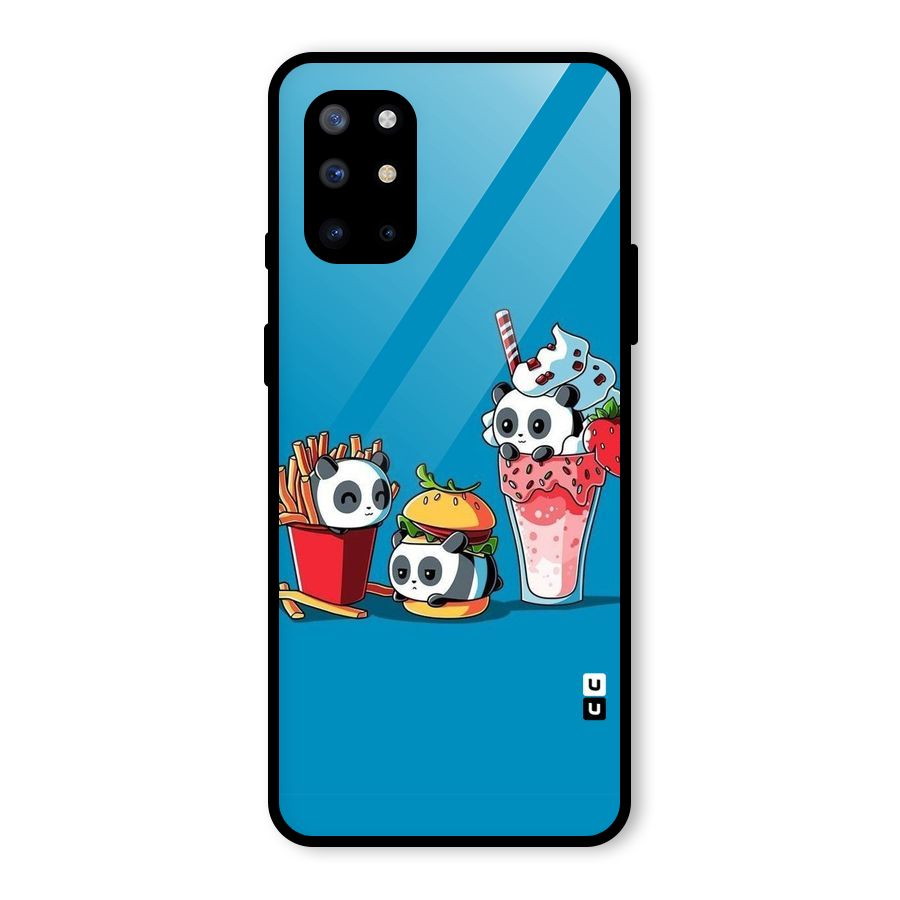 Panda Lazy Glass Back Case for OnePlus 8T