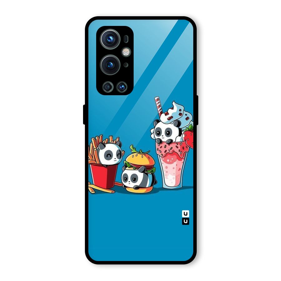 Panda Lazy Glass Back Case for OnePlus 9 Pro