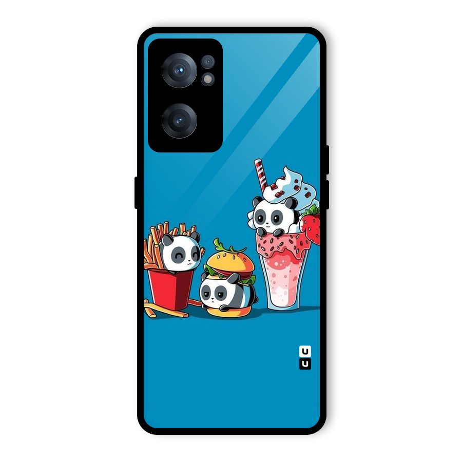 Panda Lazy Glass Back Case for OnePlus Nord CE 2 5G