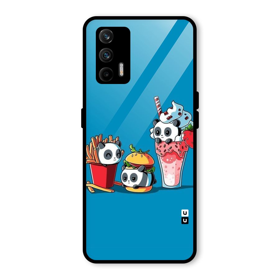 Panda Lazy Glass Back Case for Realme GT 5G