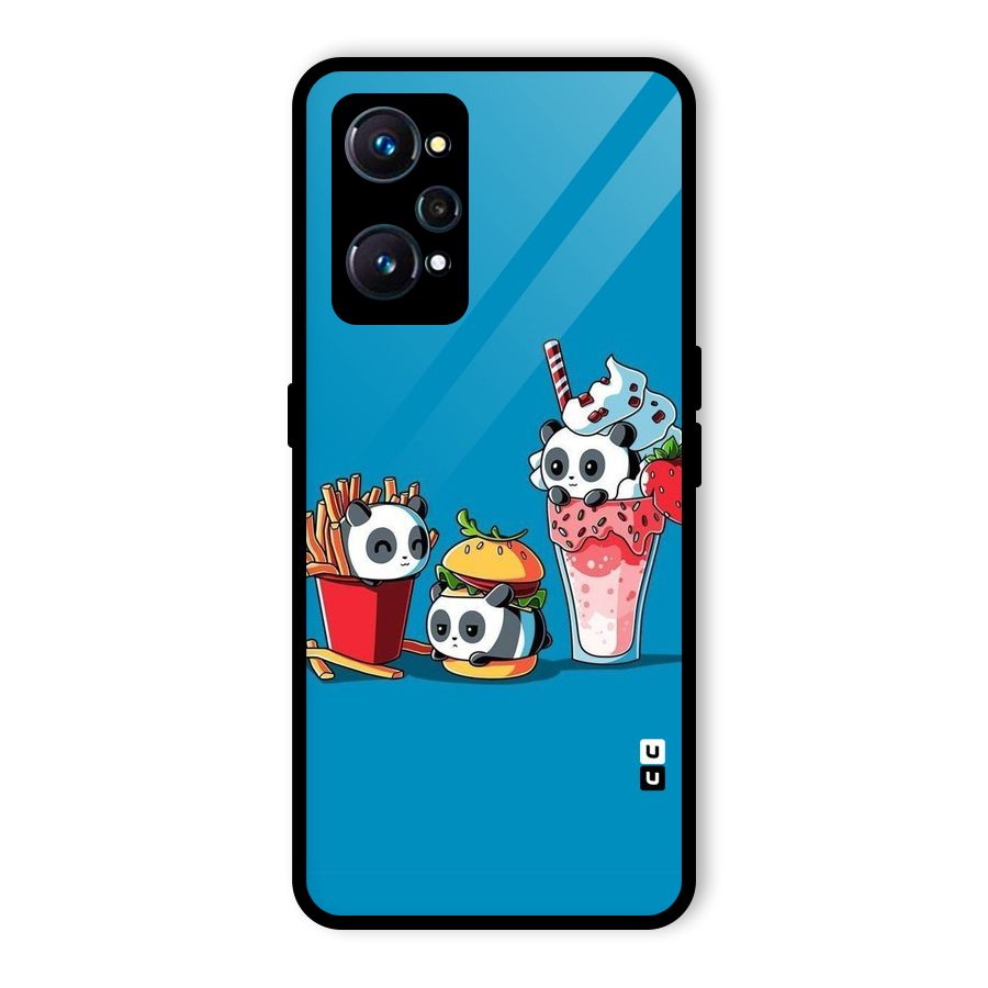 Panda Lazy Glass Back Case for Realme GT Neo2