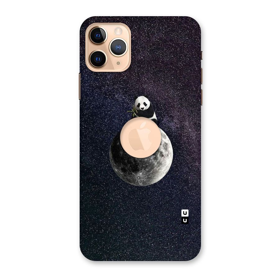 Panda Space Back Case for iPhone 11 Pro Max Logo Cut