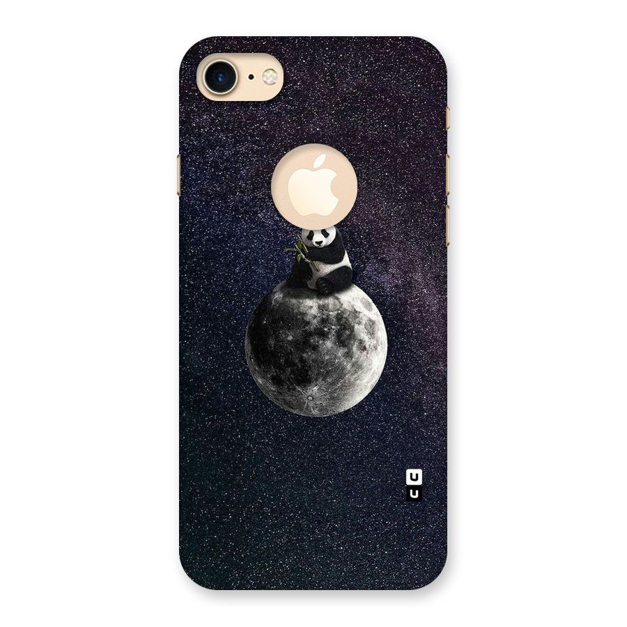 Panda Space Back Case for iPhone 7 Logo Cut