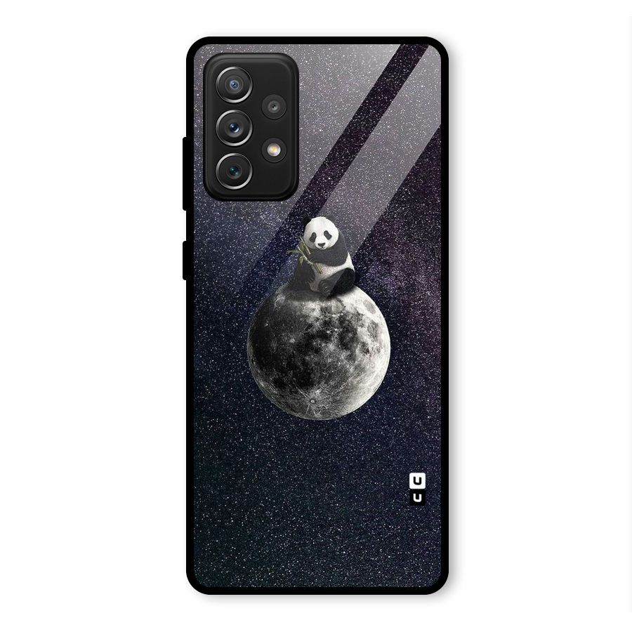 Panda Space Glass Back Case for Galaxy A72