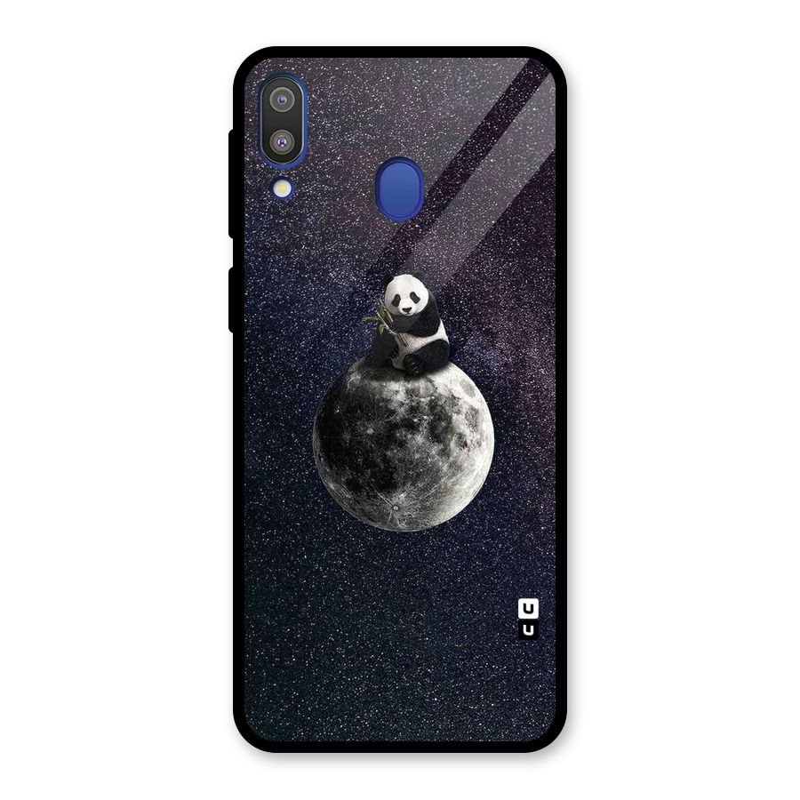 Panda Space Glass Back Case for Galaxy M20