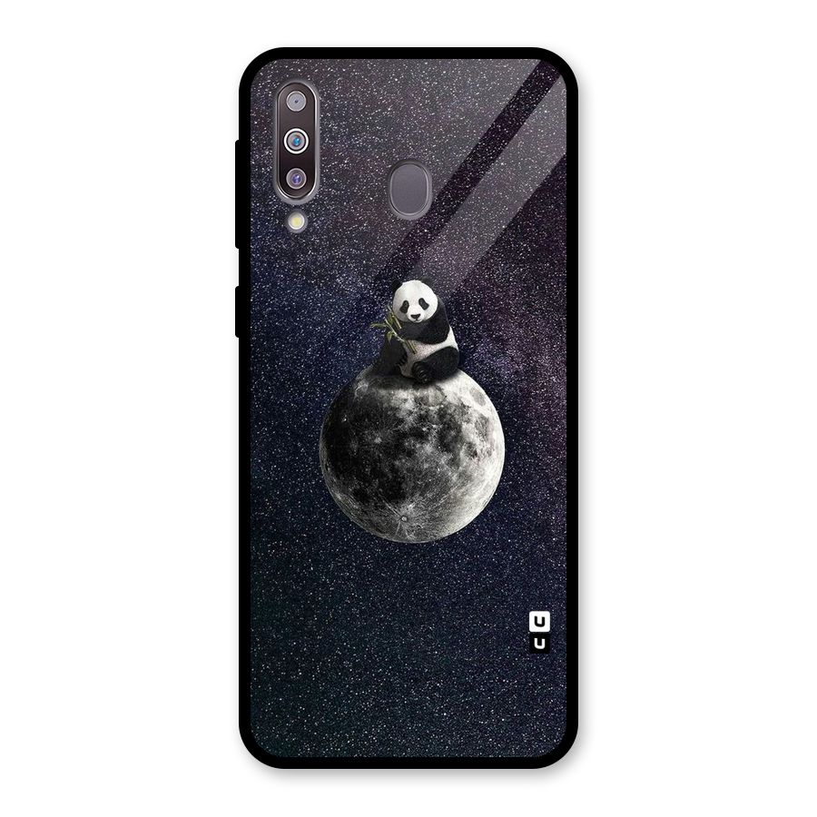 Panda Space Glass Back Case for Galaxy M30