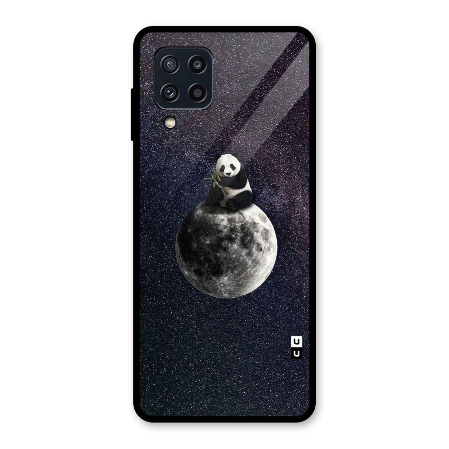 Panda Space Glass Back Case for Galaxy M32