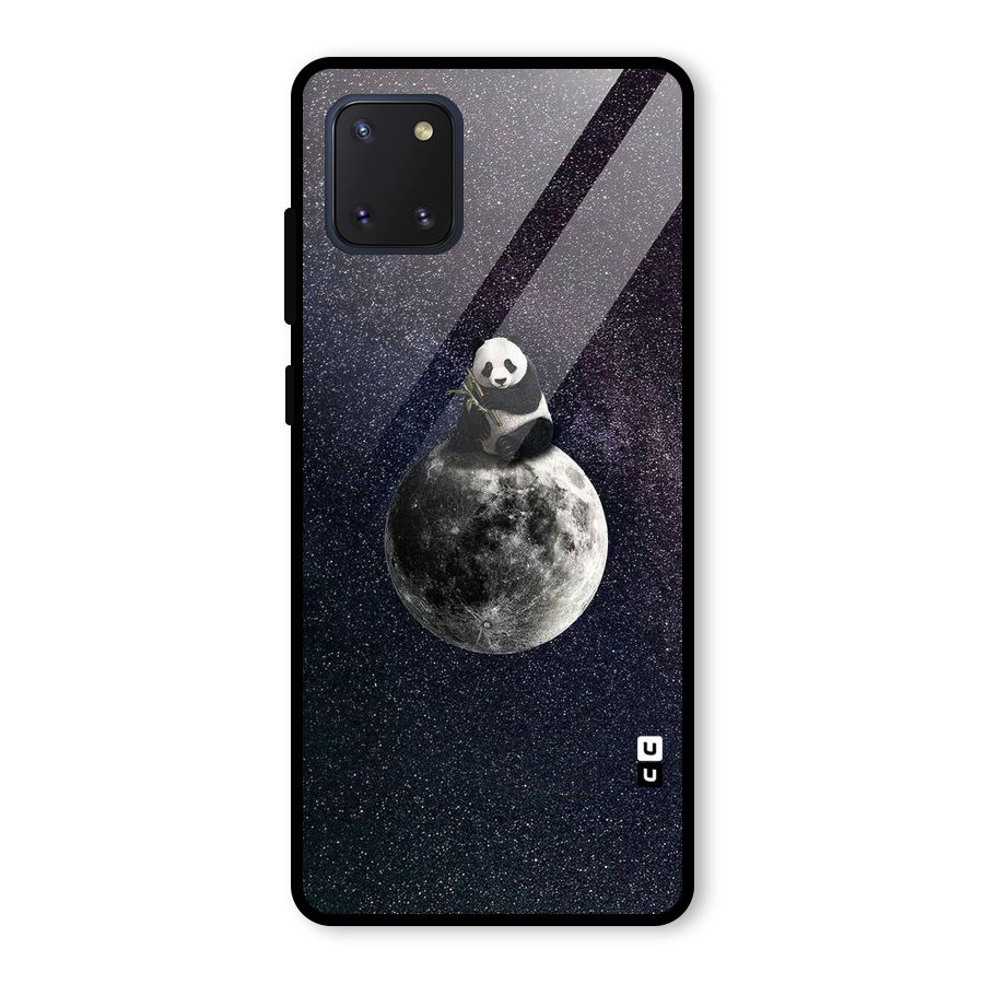 Panda Space Glass Back Case for Galaxy Note 10 Lite
