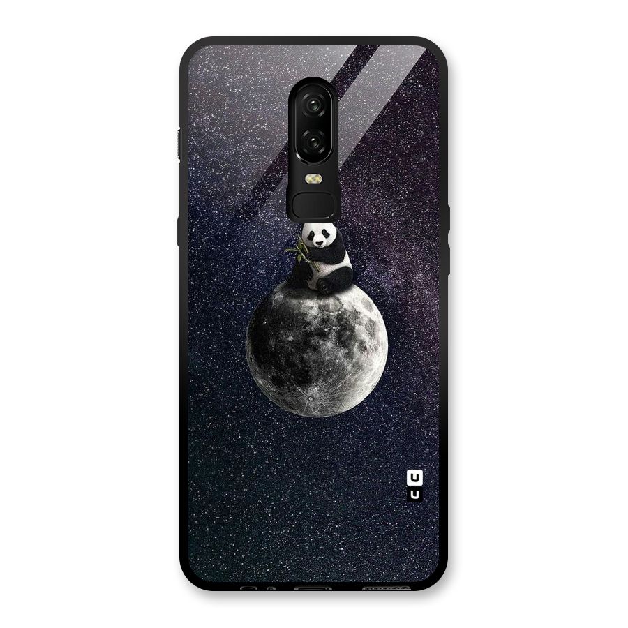 Panda Space Glass Back Case for OnePlus 6