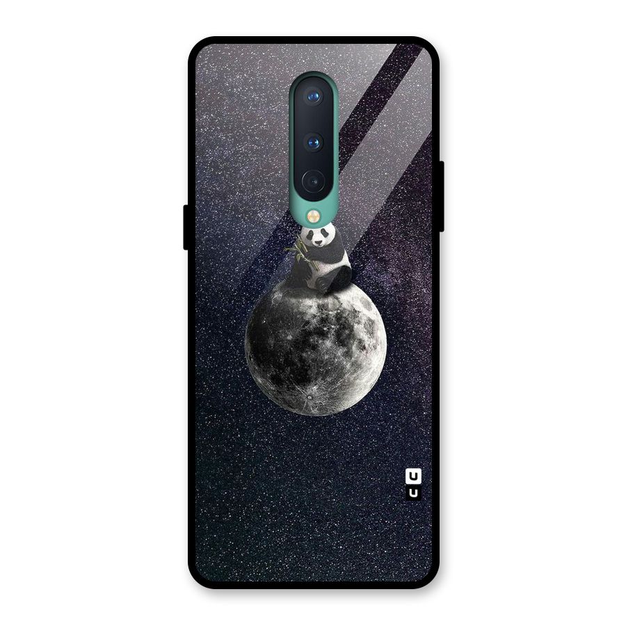 Panda Space Glass Back Case for OnePlus 8