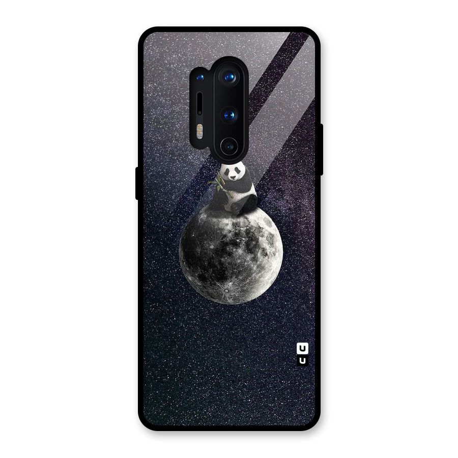 Panda Space Glass Back Case for OnePlus 8 Pro